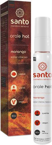 Orale Morango Hot Vegan Cosmético Sensorial