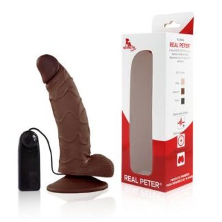 REAL PETER CURVO COM VIBRO RP15-1 MARROM